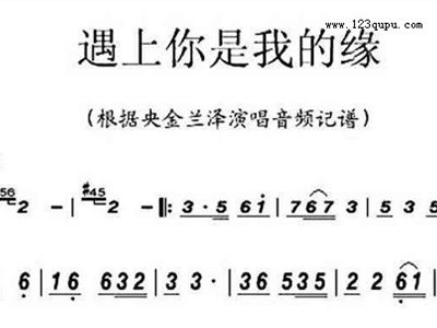 遇上你是我的缘